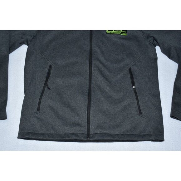 The North Face Windwall Men's Jacket Size M Soft Shell Fleece Gray Co Embroidery - Picture 4 of 16